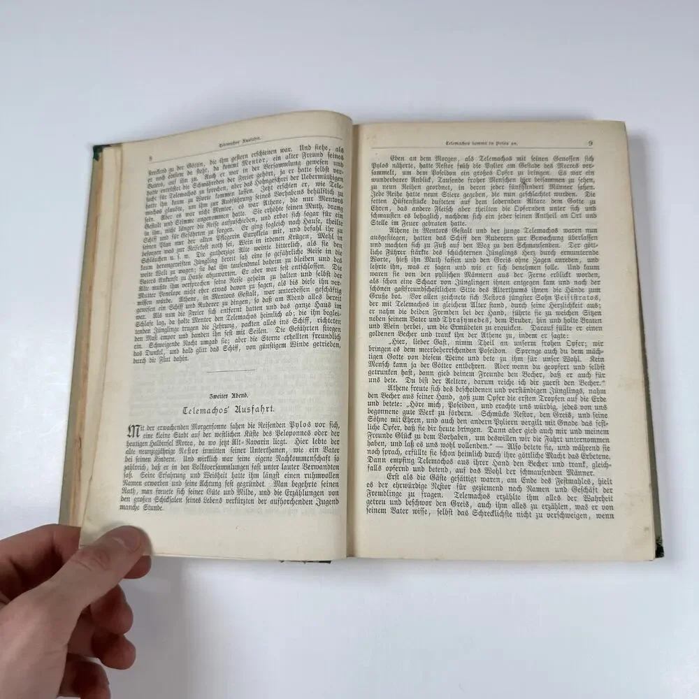 Tales from Old World by K F Becker 1881 Antique Book Germ lng